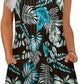 Women's Loose Geometric and Tropical Summer Beach Dress