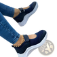 Women Mesh Platform Sneakers Velcro Casual Shoes