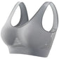 Seamless Plus Size Moisture Wicking Mesh Sports Bra