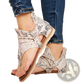 Women Sandals Animal Print Flat Thong Strappy Shoes