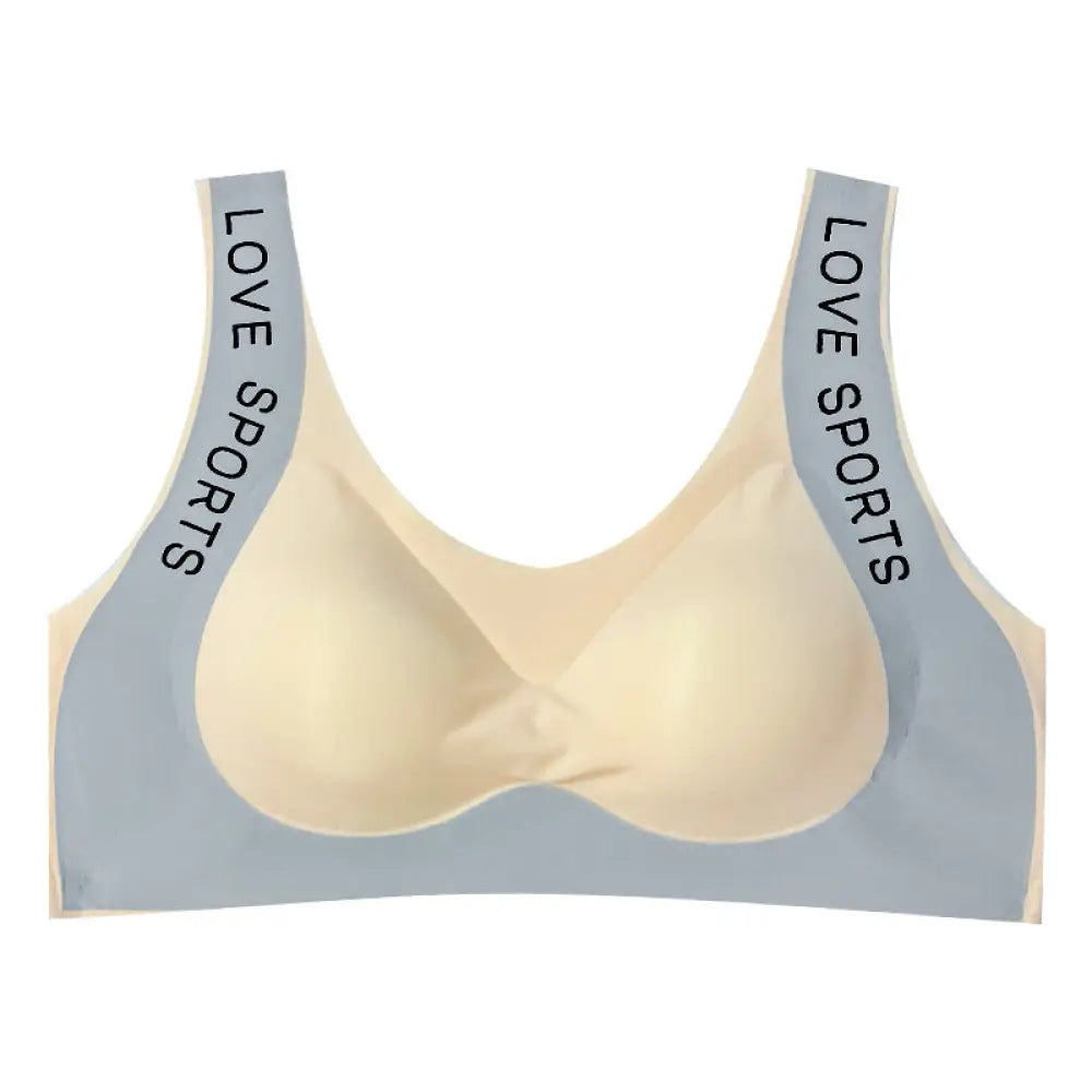 Seamless Love Sports Wide Strap Push Up Bra