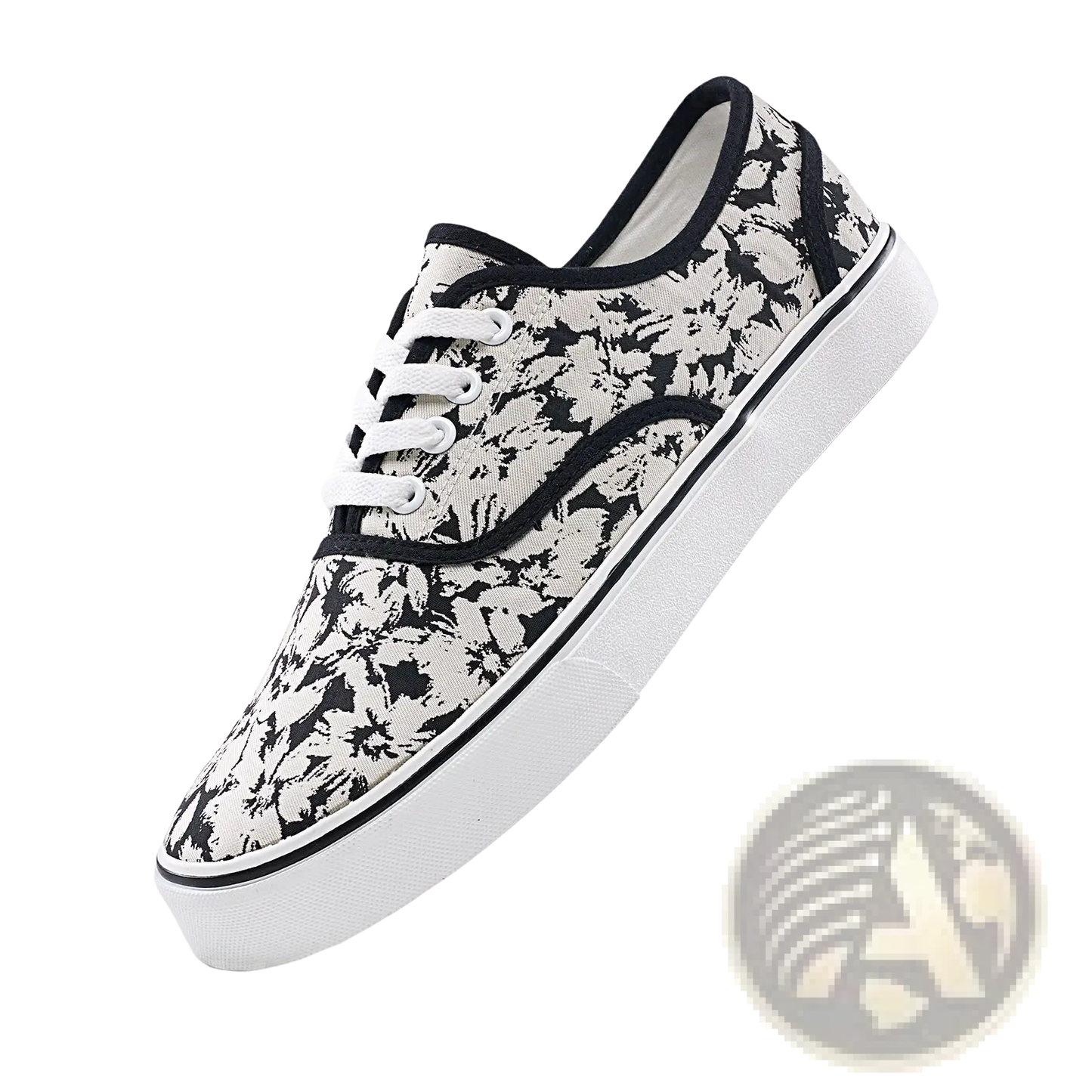 Women's Canvas Lace Up Low Top Casual Sneakers
