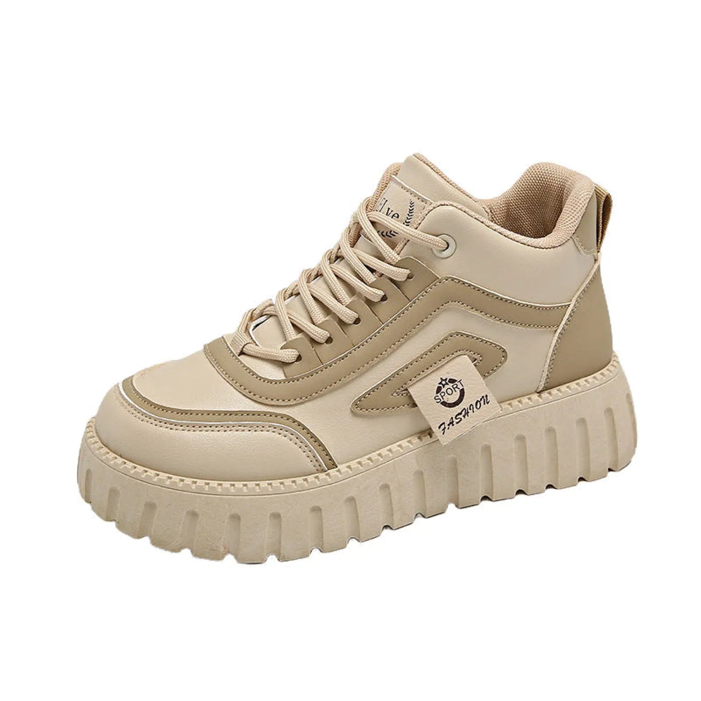 Women's Chunky Platform Breathable High Top Sneakers