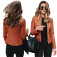 Women's Faux Leather Bomber Jacket Urban Casual Coat