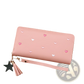 Women's Heart Pattern Leather Large Capacity Wallet