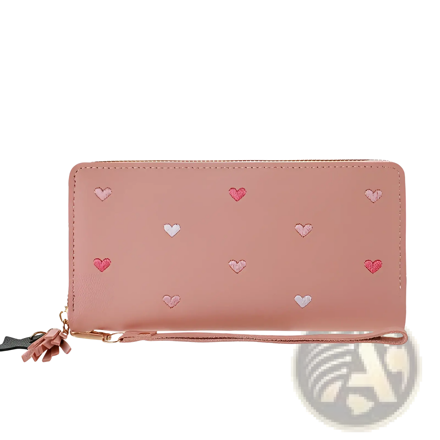Women's Heart Pattern Leather Large Capacity Wallet