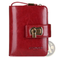 Women's Leather Rfid Large Capacity Buckle Wallet