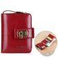 Women's Leather Rfid Large Capacity Buckle Wallet