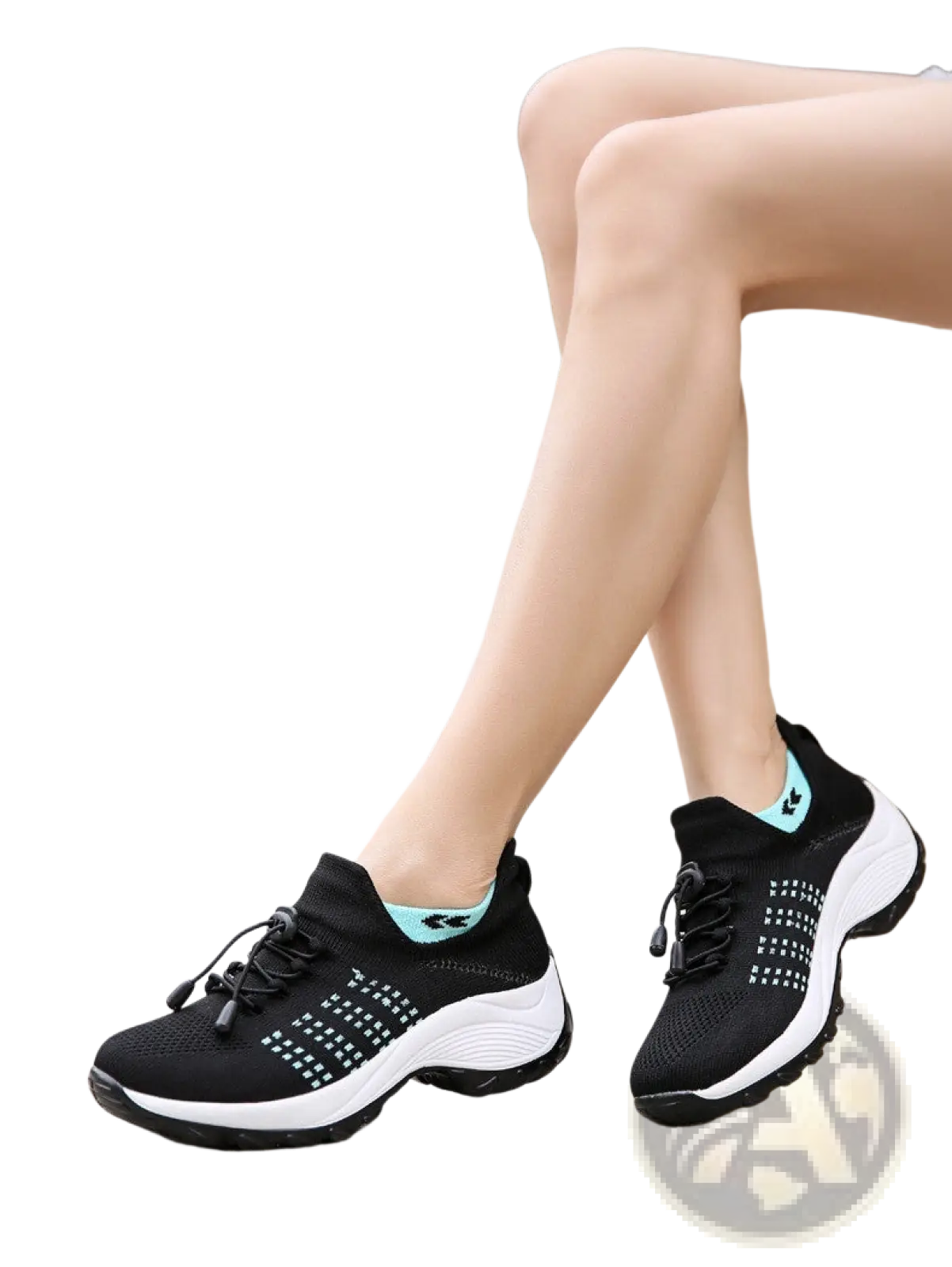 Women's Lightweight Fly Knit Casual Sneakers