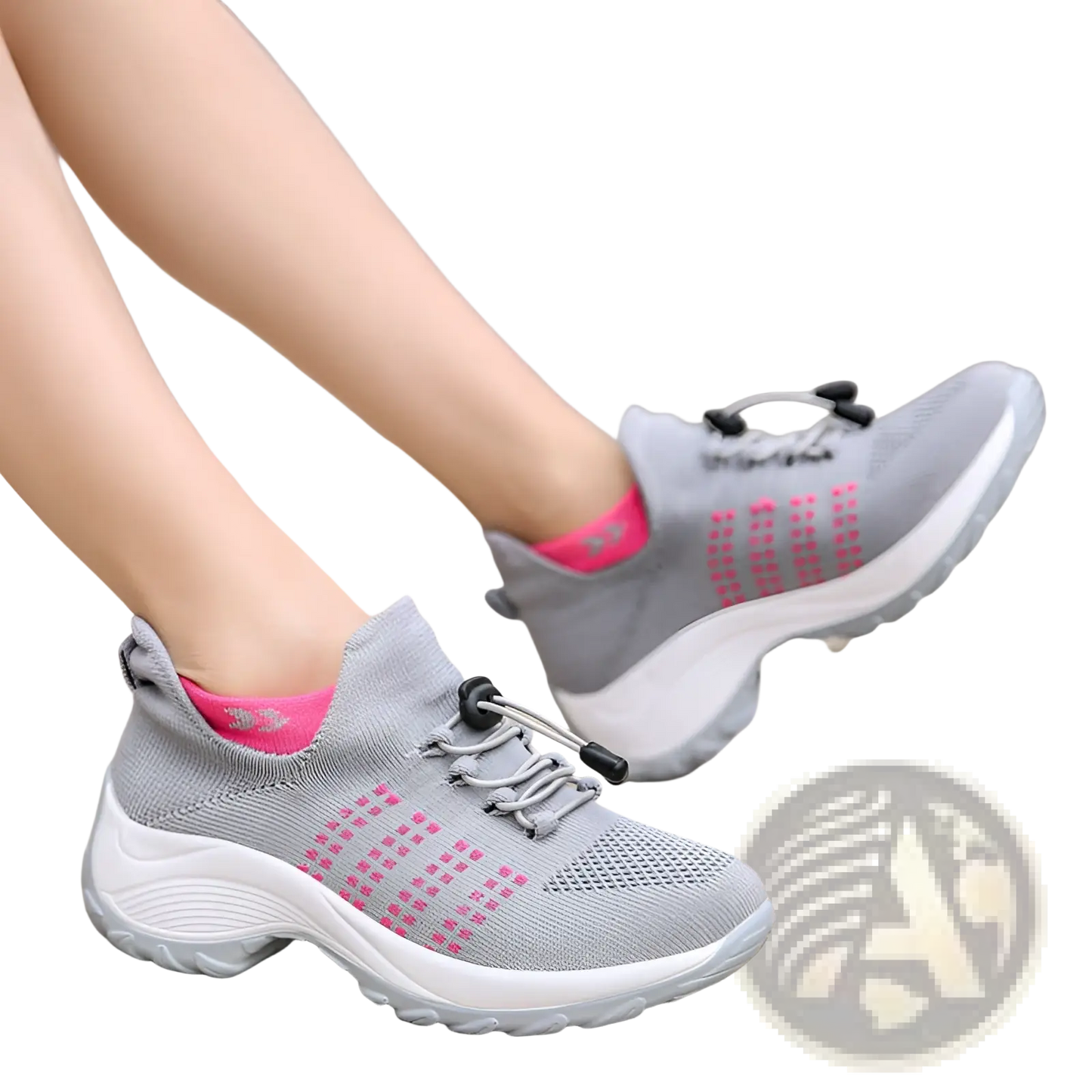 Women's Lightweight Fly Knit Casual Sneakers