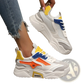 Womens Mesh Platform Sneakers Breathable Chunky Shoes