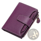 Women's Milled Cowhide Leather Short Wallet