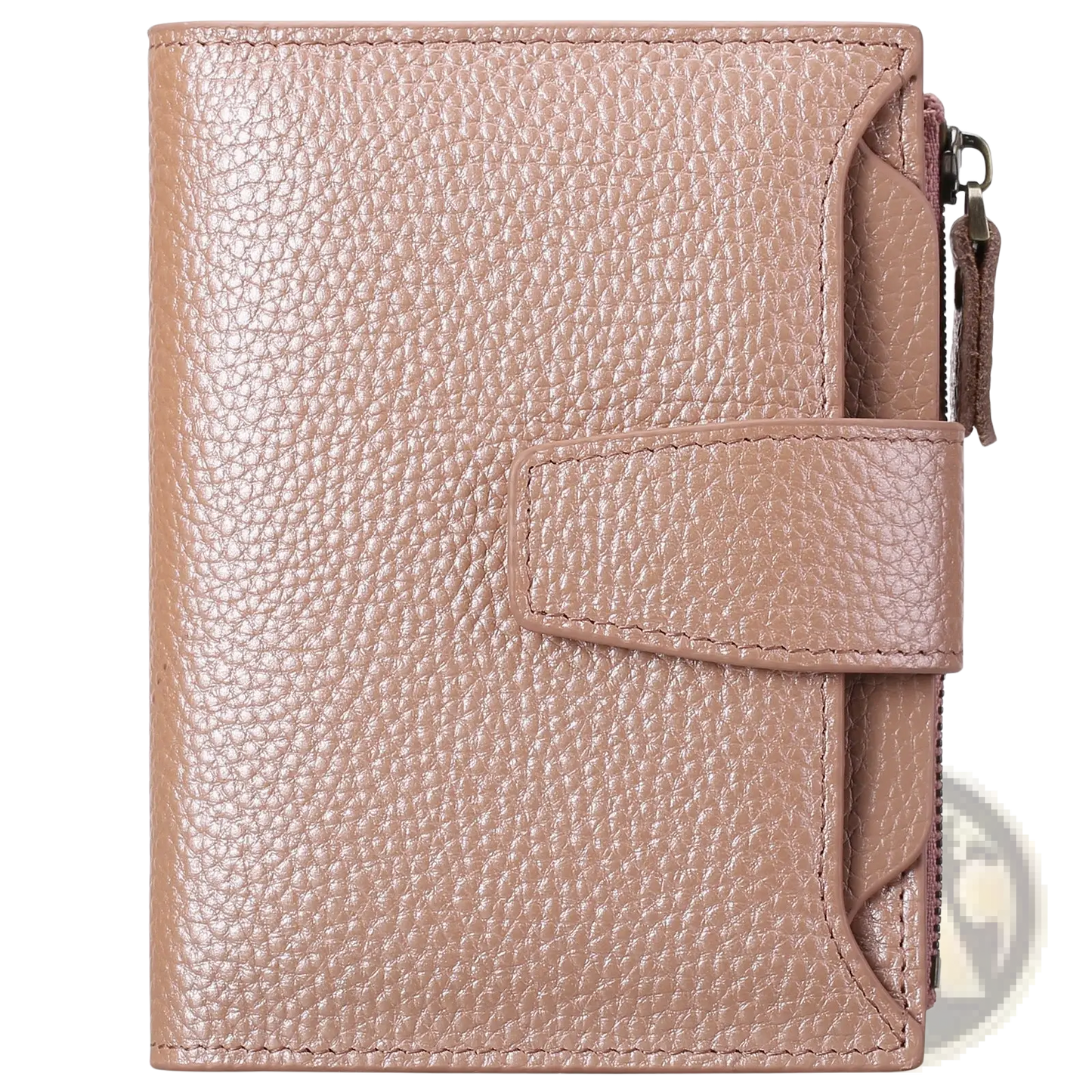 Women's Milled Cowhide Leather Short Wallet