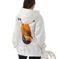 Women's Oversized Graphic Print Art Hoodie