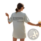 Women's Oversized Slogan Print Graphic T-shirt