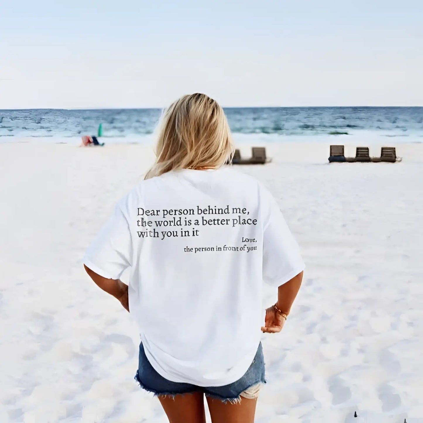 Women's Oversized Slogan Print Graphic T-shirt