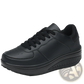 Women's Platform Sneakers Leather Mesh Sports Shoes