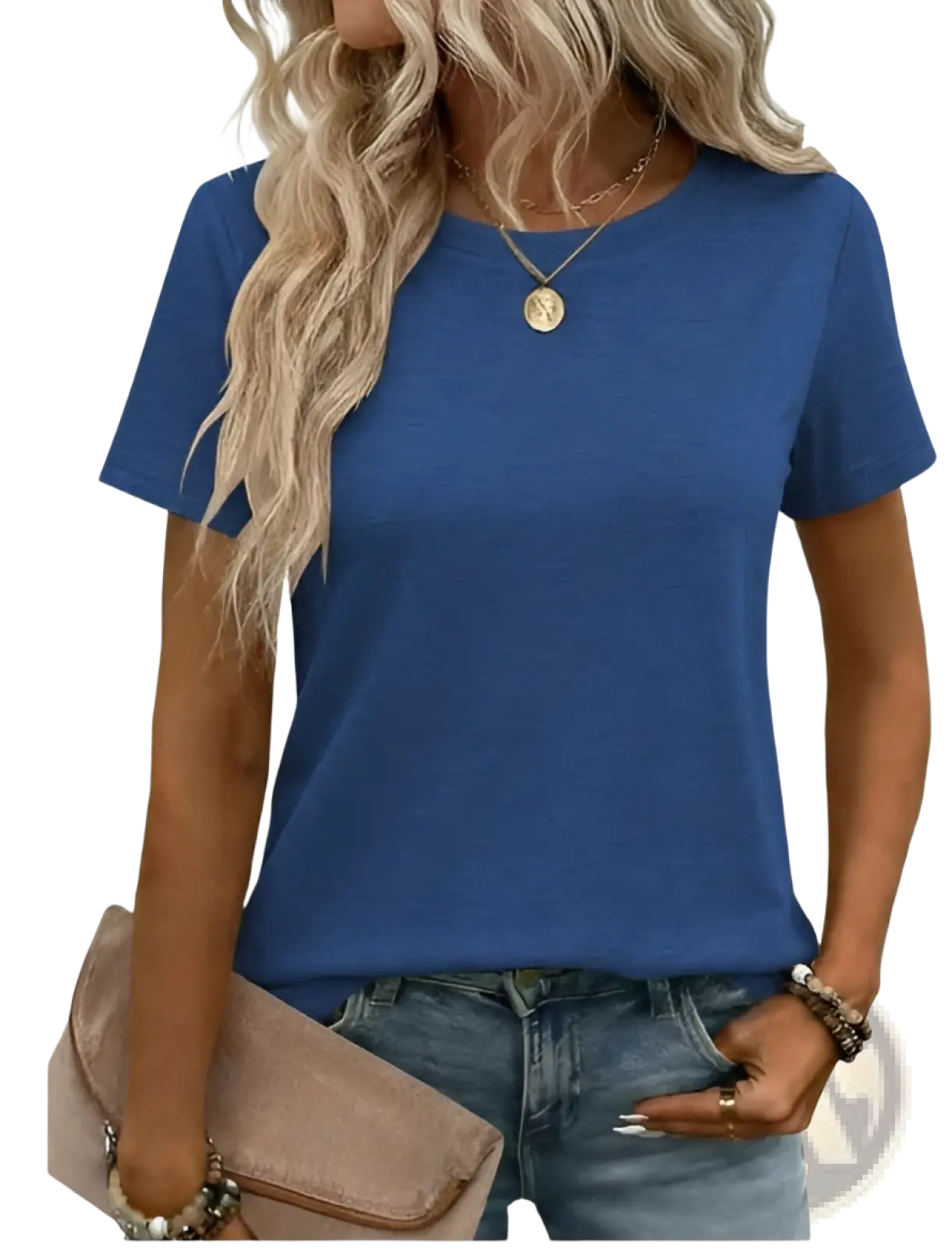 Women's Relaxed Fit Korean Minimalist Cotton T-shirt