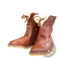Women's Shearling Lined Leather Martin Boots