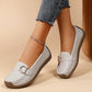 Women's Soft Flat Loafers with Comfortable Beef Tendon Sole
