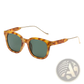 Women's Square Polarized Tortoiseshell Fashion Sunglasses