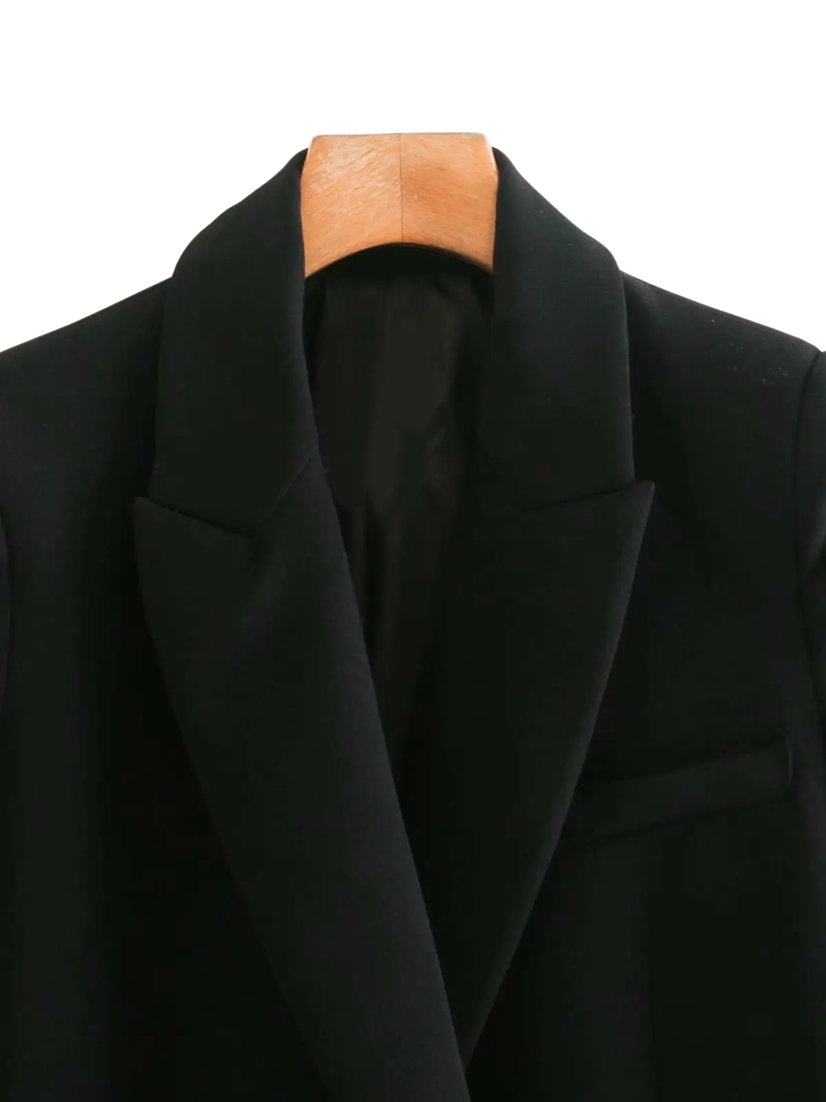 Women's Tailored Double Breasted Longline Blazer Coat