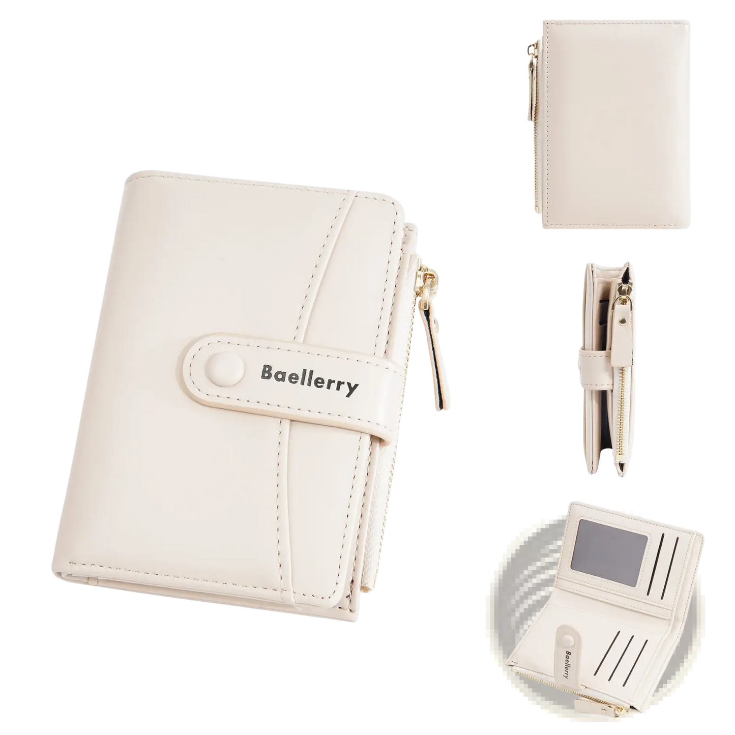 Women's Wallet Baellerry Pu Leather Short Purse