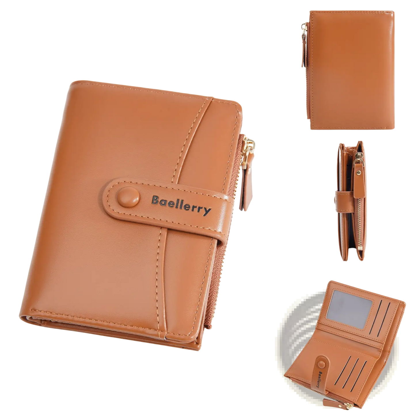 Women's Wallet Baellerry Pu Leather Short Purse