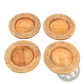 Handcrafted 13 Wood Charger Plate  Wooden Dinning Placemat Artisan Wood Tableware
