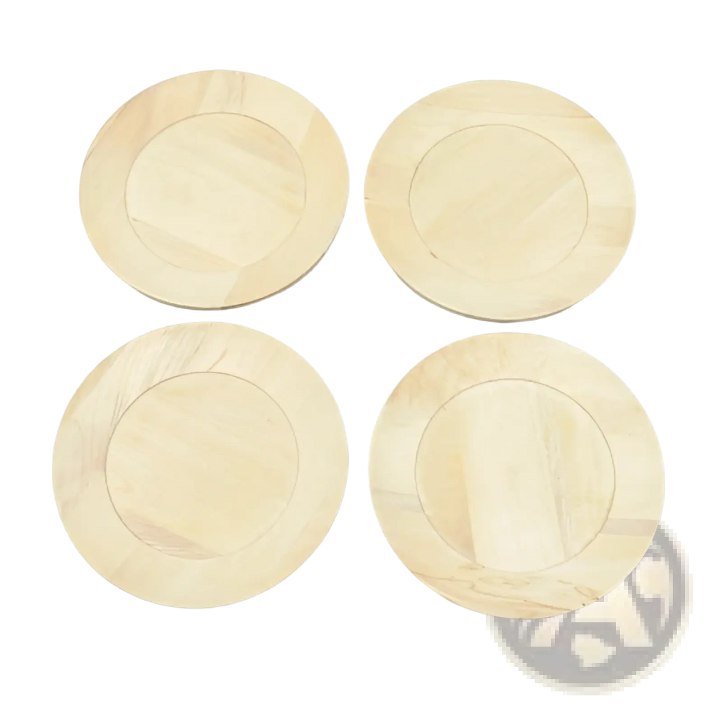 Handcrafted 13 Wood Charger Plate   Wooden Dinning Placemat Artisan Wood Tableware