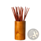 Wooden Chopsticks Set with Gold Tips 5 Pair Gift Box