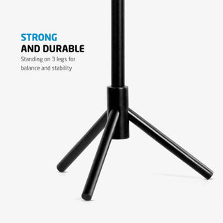 Cabideiro independente - Cabideiro de madeira com 6 ganchos 