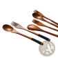 Wooden Spoon and Fork Set Kitchen Utensil Tools 9 Pack