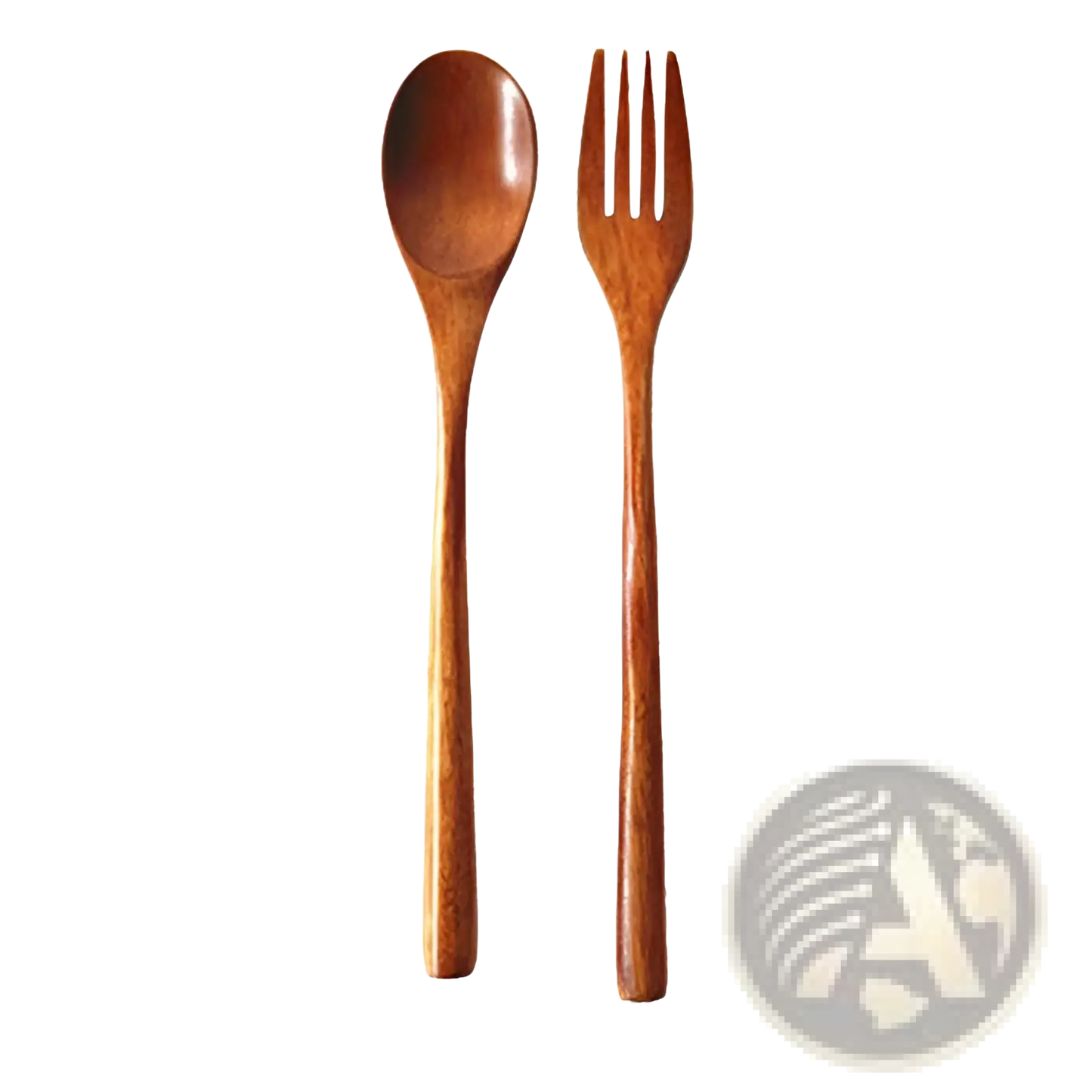 Wooden Spoon and Fork Set Kitchen Utensil Tools 9 Pack