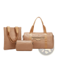 Woven Business Travel Bag 3 Piece Gym Set