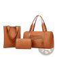 Woven Business Travel Bag 3 Piece Gym Set