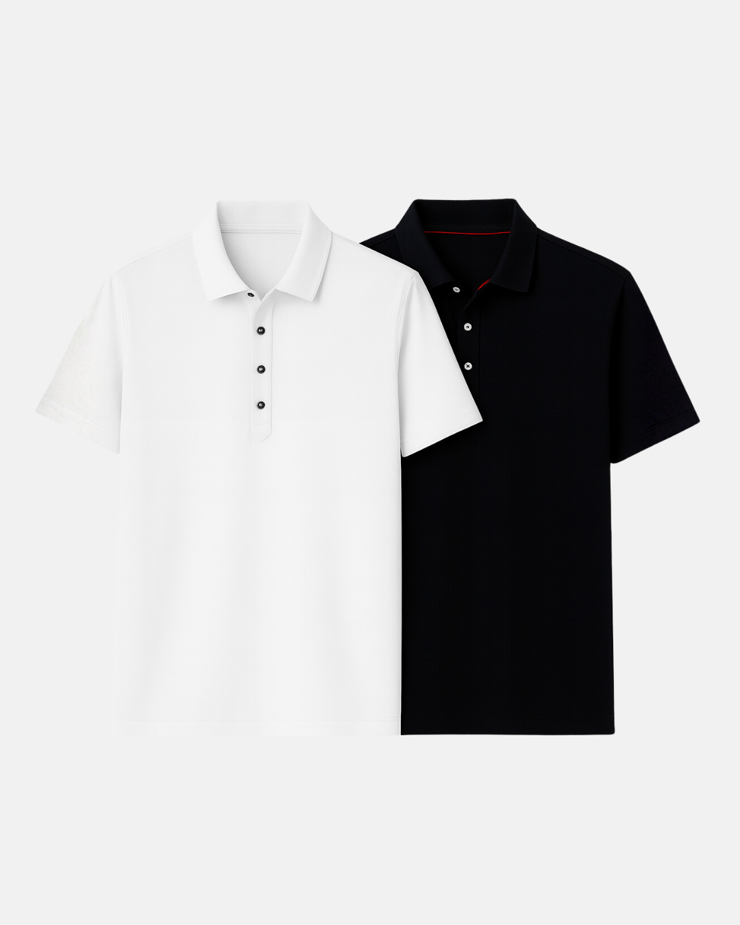 Buki Polo 2-Pack - White/Black