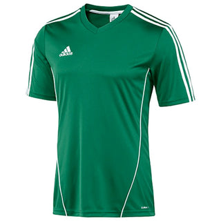 Camisa de futebol Adidas Estro 12 para meninos, verde/branca, tamanho juvenil, extra pequeno