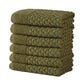 Cotton Diamond Waffle Weave Bath Towel Set - Grayson Collection