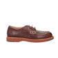 Sapatos masculinos Tod's com cadarço em couro de bezerro marrom, tamanho 6