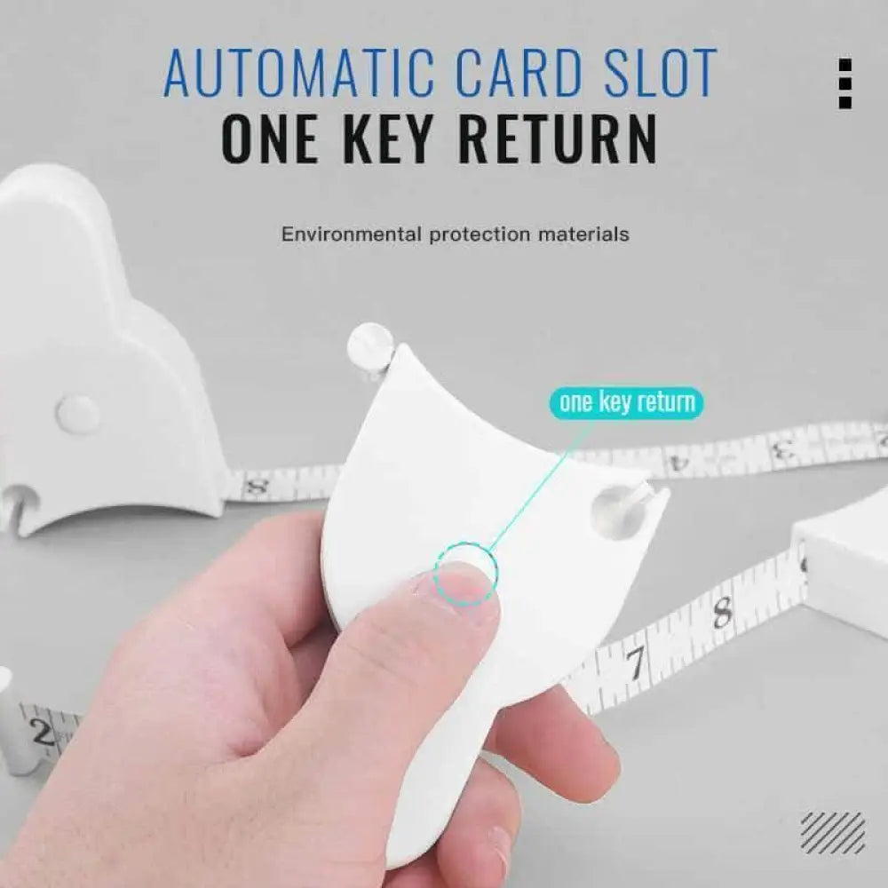 Y-shape Leather Retractable Body Measuring Tape