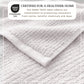 Turkish Cotton Ribbed 6-Piece Bath Towel Set - Georgiana Collection