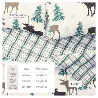 3-Piece Lodge Quilt - Wilderness Collection