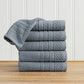 100% Cotton Checkered Jacquard Bath Towel Set - Giuliana Collection