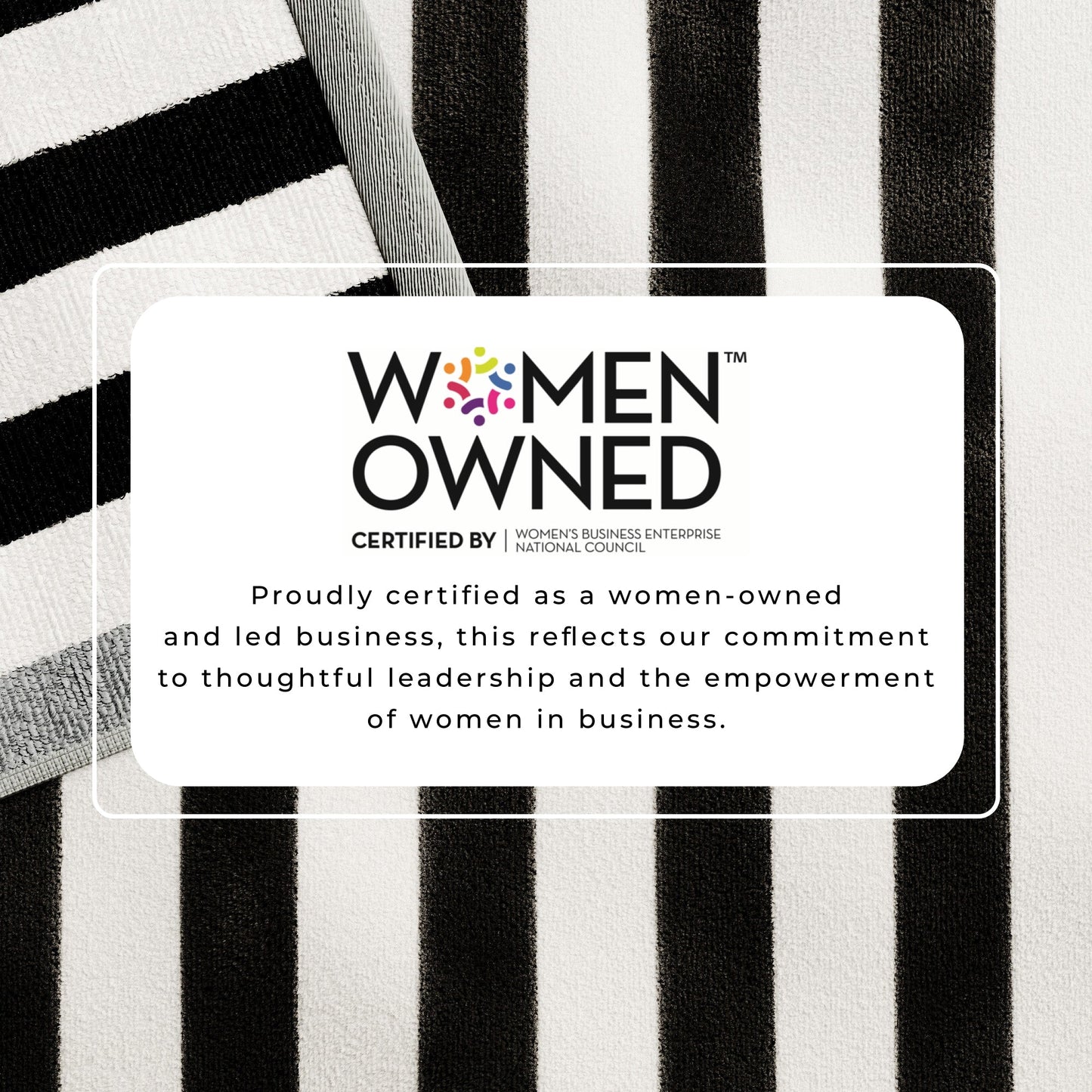 Oversized Striped Border Cabana Beach Towels - Santa Cruz