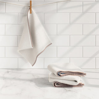 Cotton Border-Stitched 6-Piece Towel Set - Valery Collection