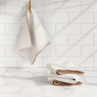 Cotton Border-Stitched 6-Piece Towel Set - Valery Collection