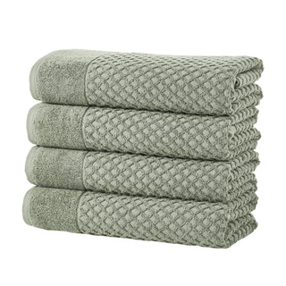 Cotton Diamond Waffle Weave Bath Towel Set - Grayson Collection