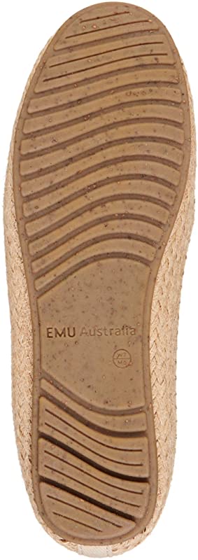 Sapatilhas EMU Gum Slip-On Femininas Prateadas Tamanho 10 B(M) EUA