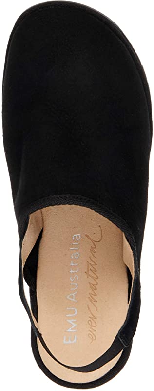 Pantufa feminina de camurça Kerang Stinger da EMU Austrália, preta, tamanho 11 B(M) EUA